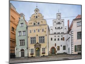 View of Typical Houses known as Three Brothers-Massimo Borchi-Mounted Photographic Print