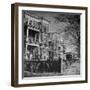 View of Typical Middle Calss Homes in Irish Neighborhood-Walter Sanders-Framed Photographic Print