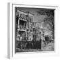 View of Typical Middle Calss Homes in Irish Neighborhood-Walter Sanders-Framed Photographic Print