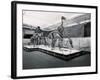 View of Tyrannosaur Skeletons in Museum-null-Framed Photographic Print