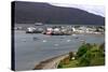 View of Ullapool Harbour, Highland, Scotland-Peter Thompson-Stretched Canvas