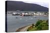 View of Ullapool Harbour, Highland, Scotland-Peter Thompson-Stretched Canvas