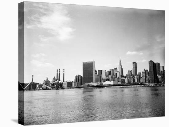 View of United Nations Buildings-null-Stretched Canvas