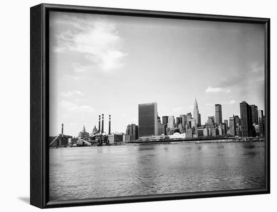 View of United Nations Buildings-null-Framed Photographic Print