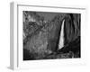 View of Upper Yosemite Falls and Rainbow, Yosemite National Park, California, USA-Adam Jones-Framed Photographic Print
