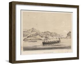 View of Uraga, Yedo Bay, 1855-Wilhelm Joseph Heine-Framed Giclee Print