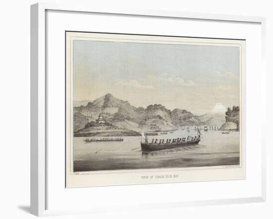 View of Uraga, Yedo Bay, Japan-null-Framed Giclee Print