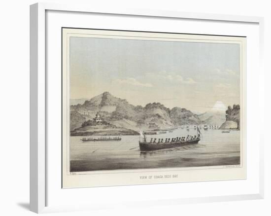 View of Uraga, Yedo Bay, Japan-null-Framed Giclee Print