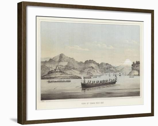 View of Uraga, Yedo Bay, Japan-null-Framed Giclee Print