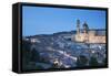 View of Urbino (Unesco World Heritage Site) at Dusk, Le Marche, Italy-Ian Trower-Framed Stretched Canvas