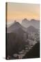 View of Urca and Botafogo, Rio de Janeiro, Brazil, South America-Ian Trower-Stretched Canvas