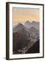 View of Urca and Botafogo, Rio de Janeiro, Brazil, South America-Ian Trower-Framed Photographic Print