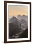 View of Urca and Botafogo, Rio de Janeiro, Brazil, South America-Ian Trower-Framed Photographic Print