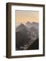 View of Urca and Botafogo, Rio de Janeiro, Brazil, South America-Ian Trower-Framed Photographic Print