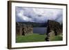 View of Urquhart Castle with Loch Ness in the Background-null-Framed Giclee Print