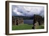 View of Urquhart Castle with Loch Ness in the Background-null-Framed Giclee Print