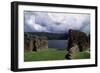 View of Urquhart Castle with Loch Ness in the Background-null-Framed Giclee Print