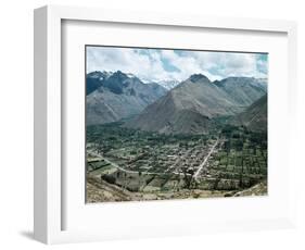 View of Urubamba Valley, Close to Incan Cities of Cuzco and Machu Picchu, Andes, Peru-null-Framed Giclee Print