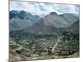 View of Urubamba Valley, Close to Incan Cities of Cuzco and Machu Picchu, Andes, Peru-null-Mounted Giclee Print