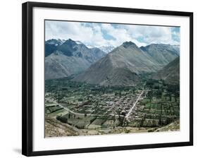 View of Urubamba Valley, Close to Incan Cities of Cuzco and Machu Picchu, Andes, Peru-null-Framed Giclee Print