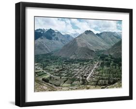 View of Urubamba Valley, Close to Incan Cities of Cuzco and Machu Picchu, Andes, Peru-null-Framed Giclee Print