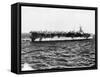 View of USS Langley-null-Framed Stretched Canvas