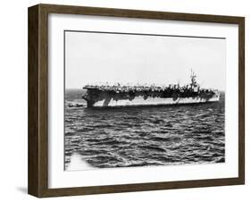 View of USS Langley-null-Framed Photographic Print