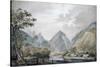 View of Vaitepiha Valley, Tahiti, 1777-John Webber-Stretched Canvas