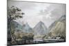 View of Vaitepiha Valley, Tahiti, 1777-John Webber-Mounted Giclee Print