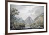 View of Vaitepiha Valley, Tahiti, 1777-John Webber-Framed Giclee Print