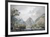 View of Vaitepiha Valley, Tahiti, 1777-John Webber-Framed Giclee Print