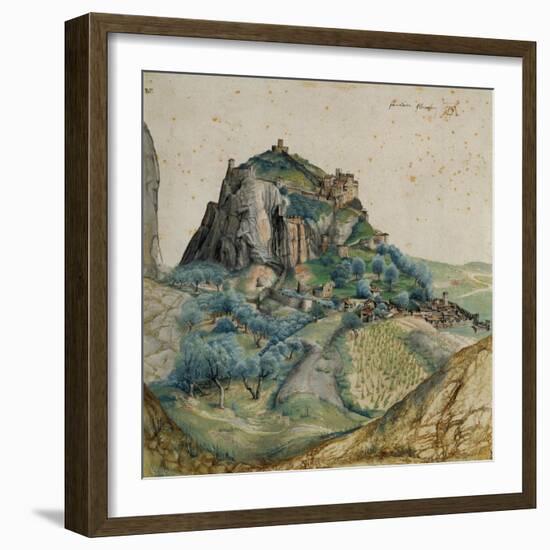 View of Val D'Arco in South Tyrol, 1495-Albrecht Dürer-Framed Giclee Print