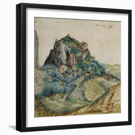 View of Val D'Arco in South Tyrol, 1495-Albrecht Dürer-Framed Giclee Print