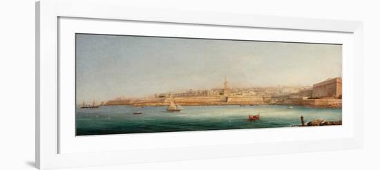 View of Valletta from Manoel Island, 1869-Giancinto Gianni-Framed Giclee Print