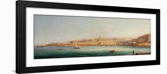 View of Valletta from Manoel Island, 1869-Giancinto Gianni-Framed Giclee Print