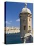 View of Valletta with Grand Harbor Seen from Senglea, Valletta, Malta-Martin Zwick-Stretched Canvas