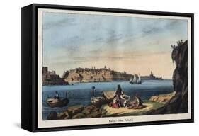 View of Valletta-Stefano Bianchetti-Framed Stretched Canvas