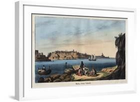 View of Valletta-Stefano Bianchetti-Framed Giclee Print