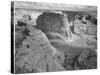 View Of Valley From Mountain "Canyon De Chelly" National Monument Arizona. 1933-1942-Ansel Adams-Stretched Canvas