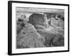 View Of Valley From Mountain "Canyon De Chelly" National Monument Arizona. 1933-1942-Ansel Adams-Framed Art Print