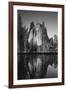 View of Valley's Sheer Rock with Pond, Yosemite National Park, California, USA-Paul Souders-Framed Premium Photographic Print