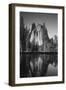 View of Valley's Sheer Rock with Pond, Yosemite National Park, California, USA-Paul Souders-Framed Photographic Print