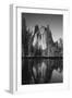 View of Valley's Sheer Rock with Pond, Yosemite National Park, California, USA-Paul Souders-Framed Photographic Print