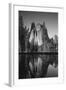 View of Valley's Sheer Rock with Pond, Yosemite National Park, California, USA-Paul Souders-Framed Photographic Print