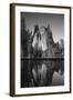 View of Valley's Sheer Rock with Pond, Yosemite National Park, California, USA-Paul Souders-Framed Photographic Print