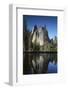 View of Valley's Sheer Rock with Pond, Yosemite National Park, California, USA-Paul Souders-Framed Photographic Print