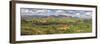 View of valley with farms, Mogotes, Vinales Valley, Cuba-null-Framed Photographic Print