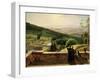 View of Vallombrosa, Near Florence-Louis Gauffier-Framed Giclee Print