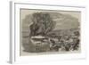 View of Valparaiso, Showing the Portion of the City on Fire, 13 November-null-Framed Giclee Print