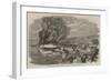 View of Valparaiso, Showing the Portion of the City on Fire, 13 November-null-Framed Giclee Print